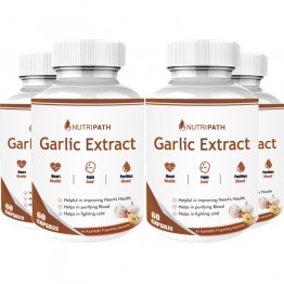 Nutripath Garlic Extract 2% Allicin-4 Bottle  